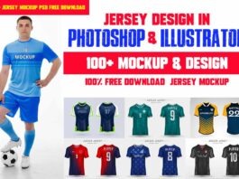 100+ Jersey Mockup PSD Free Download
