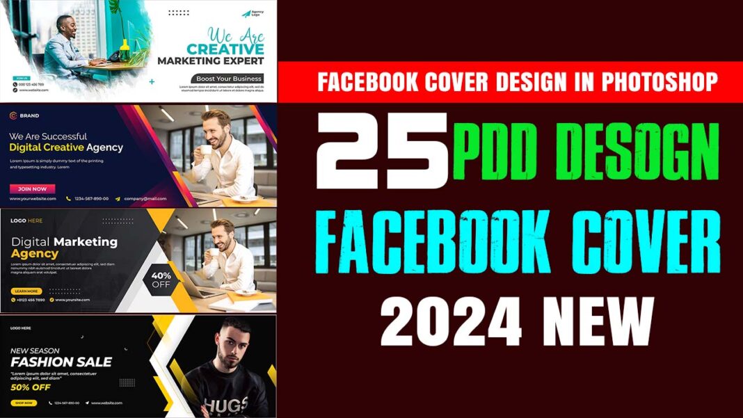 25+ Facebook cover photo design Template PSD free download