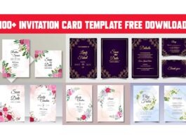 100+ Invitation card design Template Free Download