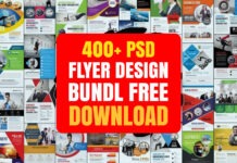 400+ Flyer Design Bundle Free Download PSD