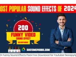 200+ Most Popular Sound Effects For Comedy Youtube Channel