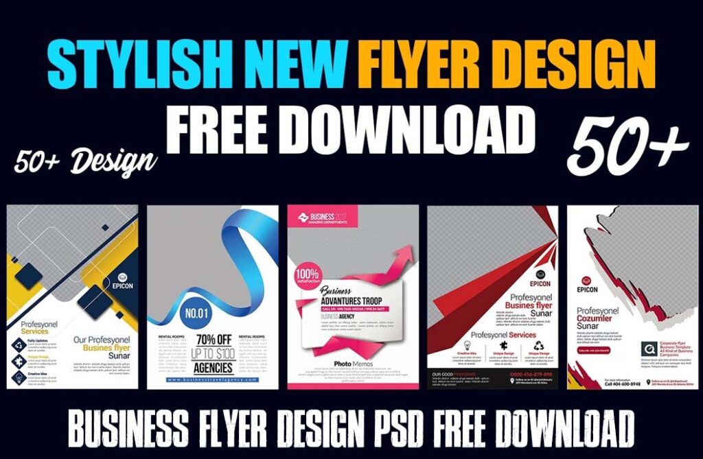 50+ Best Business Flyer Design PSD Free Download