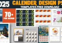 2025 Calendar Design Photoshop PSD templates Bundle Free Download 2025 Calendar Design Photoshop PSD templates Bundle Free Download