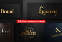 15+ Best Luxury logo mockup Free Download Best Luxury logo mockup Free Download