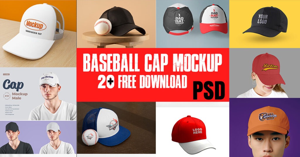 baseball cap mockup mockup free download