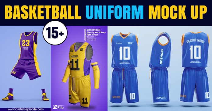 Basketball uniform mock up free Download