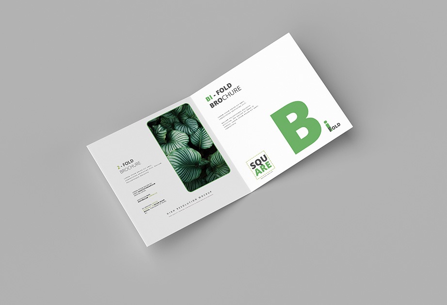 Bifold Brochure Mockup PSD Free Download