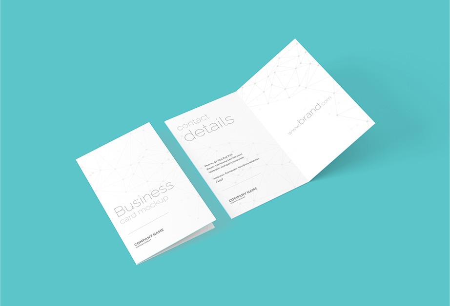 Bifold Brochure Mockup PSD Free Download