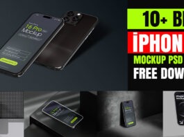 10+ Best iPhone 16 Pro Mockup Free Downloads (PSD & High-Quality Templates)