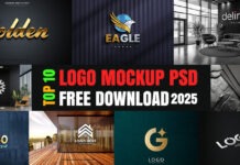 10+ Best Logo mockup PSD Free Download 2025 Best Logo mockup PSD Free Download