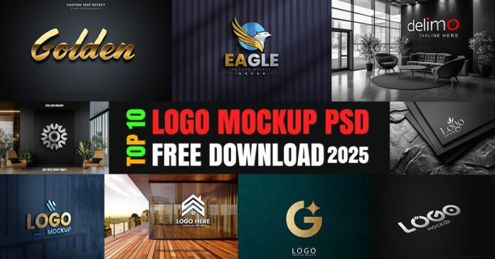 10+ Best Logo mockup PSD Free Download 2025 - CUSTOM EPISODE