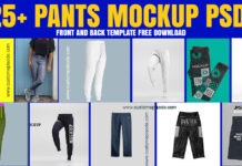 25+ Best Pants Mockup PSD Free Download for Designers Pants Mockup PSD Free Download