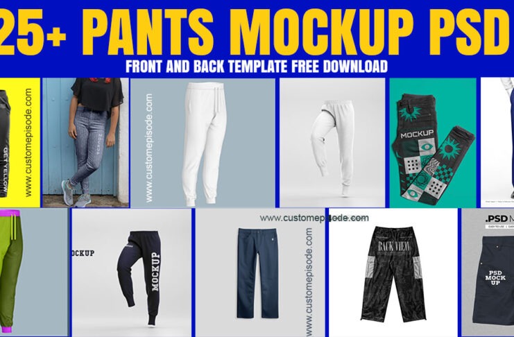 Pants Mockup PSD Free Download