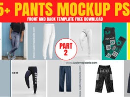 Pants Mockup Free Download PSD