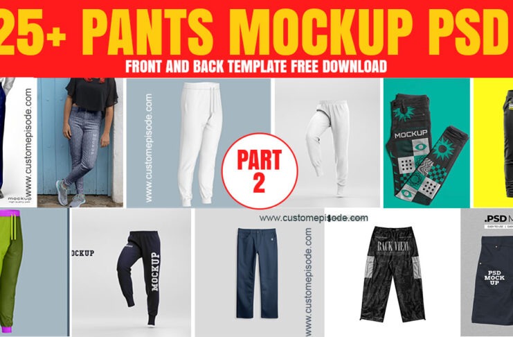 Pants Mockup Free Download PSD