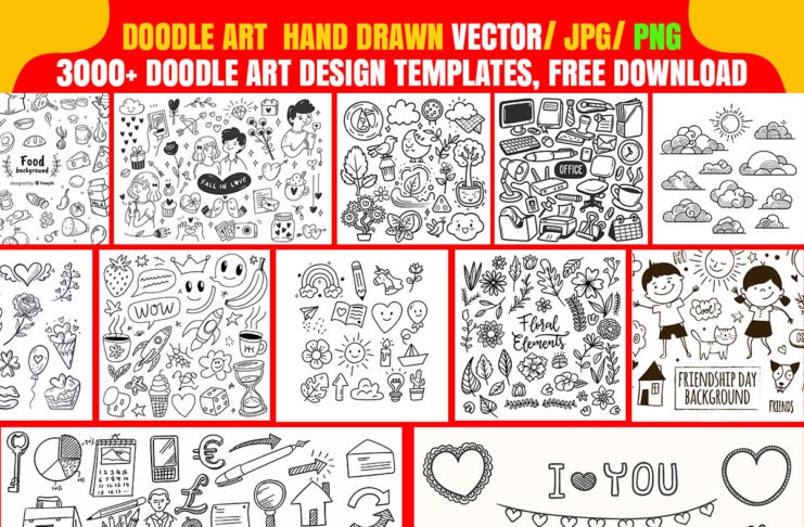 Doodle art images for beginners