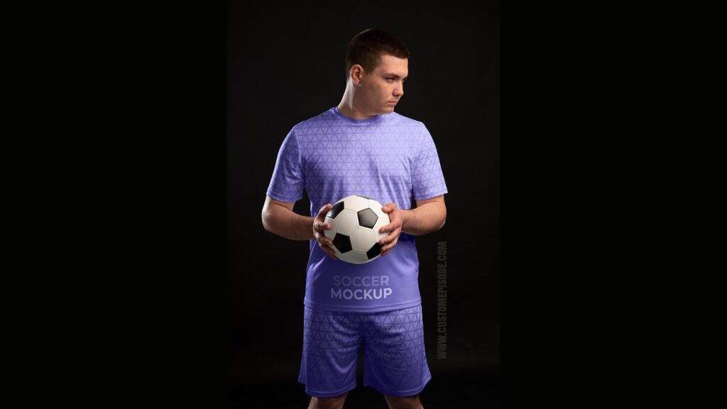 Soccer Jersey mockup PSD free download