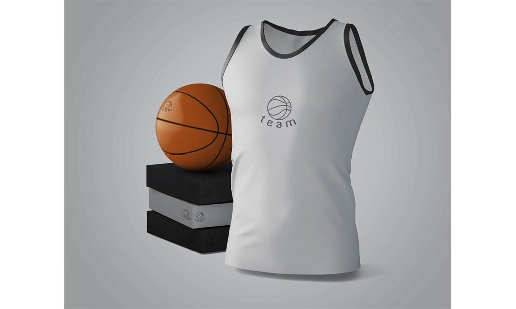 New Basketball jersey mockup PSD Free download
