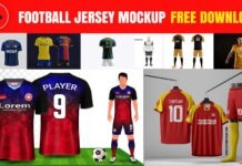 15+ Best Football jersey mockup PSD free download Football jersey mockup PSD free download