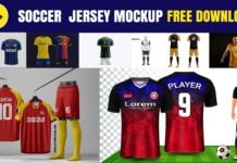 15+ Soccer Jersey Mockup Free Download (PSD Templates) 15+ Soccer Jersey mockup PSD free download,