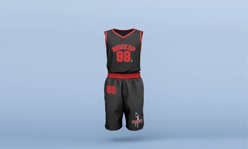 Basketball jersey mockup PSD Free download