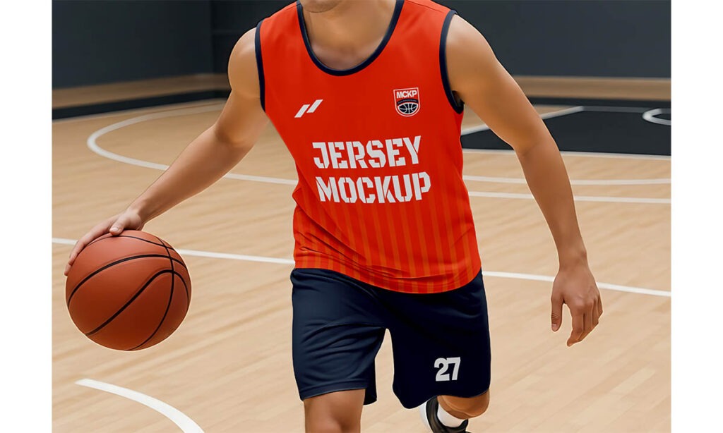 Basketball uniform mock up Free Download