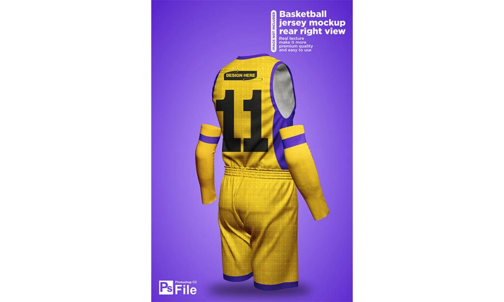 Basketball Jersey Mockup Generator PSD