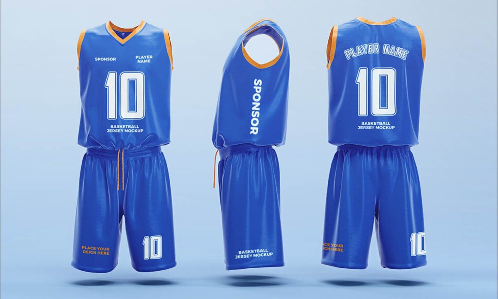 Basketball jersey mockup Free download All Side previews