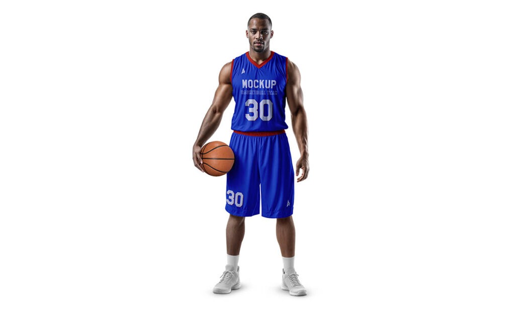 Basketball jersey mockup PSD Free download