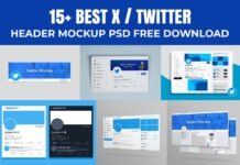 15+ Best X (Twitter) Header mockup PSD Free download 15+ Best X (Twitter) Header mockup PSD Free download