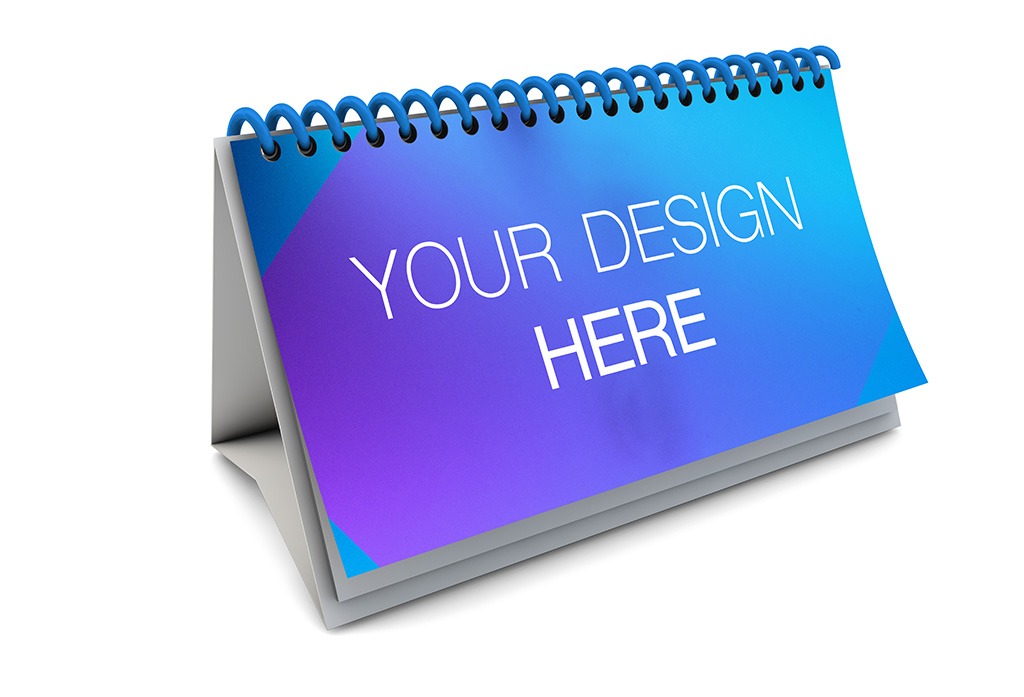 Desk Calendar Mockup PSD Free Download