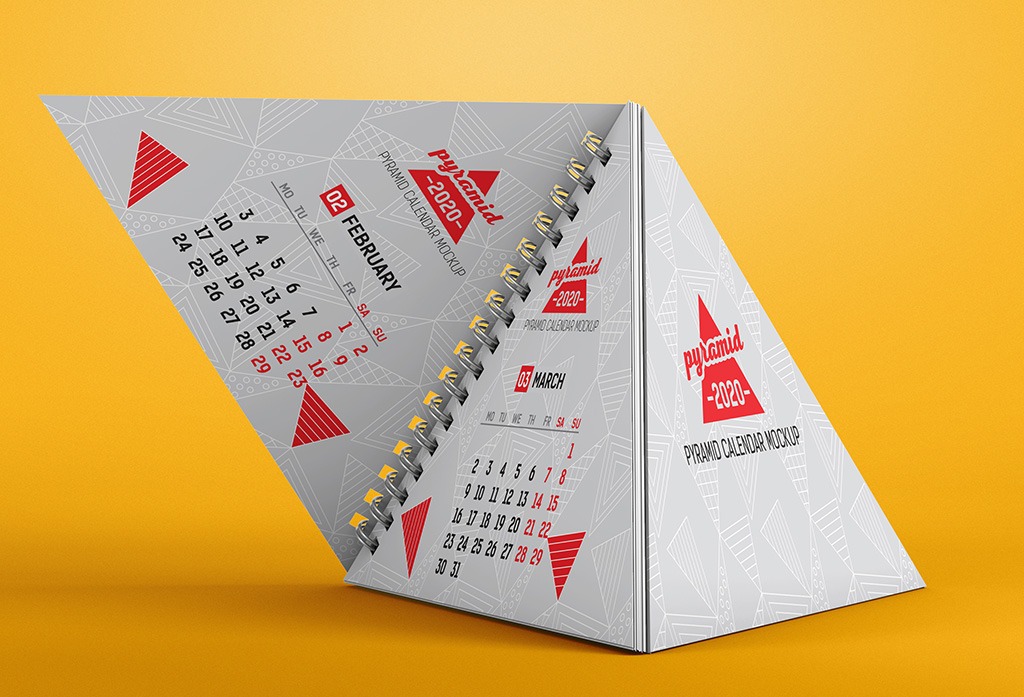 Top 10 Desk Calendar Mockup PSD Free Download