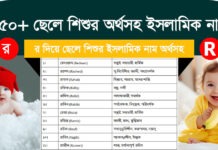 ২৫০+ (R) র দিয়ে ছেলেদের ইসলামিক নাম অর্থসহ – বাংলায় পূর্ণ গাইড ২৫০+ (R) র দিয়ে ছেলেদের ইসলামিক নাম অর্থসহ – বাংলায় পূর্ণ গাইড