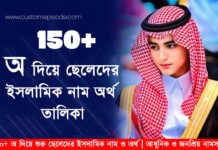 ১৫০+ অ দিয়ে শুরু ছেলেদের ইসলামিক নাম ও অর্থ | আধুনিক ও জনপ্রিয় নামসমূহ ১৫০+ অ দিয়ে শুরু ছেলেদের ইসলামিক নাম ও অর্থ আধুনিক ও জনপ্রিয় নামসমূহ